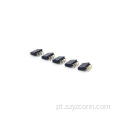 Conector fêmea com passo de 2,54 mm preto 4P